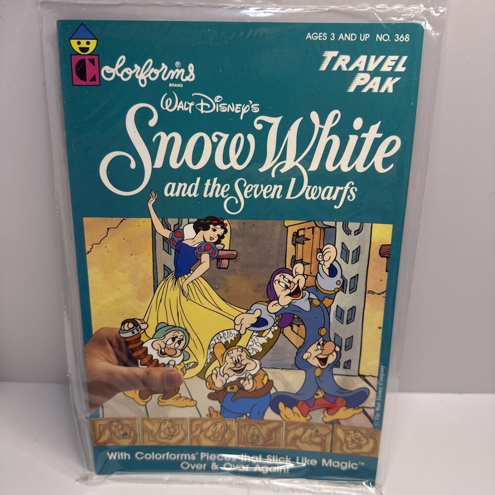 COLORFORMS Disney’s Snow White and The Seven Dwarfs Play Set 1993